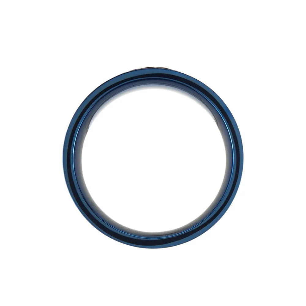 Marc Orian Idées Cadeaux Homme|Bagues > Bague Acier Bleu Luke