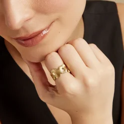 Marc Orian Bagues|Bijoux Acier Inoxydable > Bague Acier Jaune