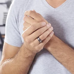 JOURDAN Bagues Homme|Bagues > Bague Acier Noir