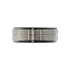 JOURDAN Bagues Homme|Bagues > Bague Acier Noir