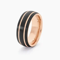JOURDAN Idées Cadeaux Homme|Bagues > Bague Acier Rose
