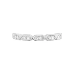 Bague Adali Argent Blanc Oxyde De Zirconium