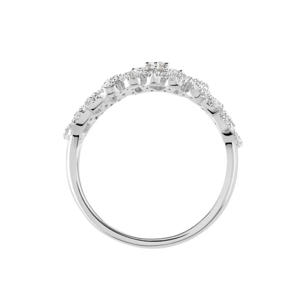 Marc Orian Bagues|Bagues Diamant > Bague Adanie Or Blanc Diamant