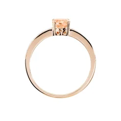 Marc Orian Anniversaire De Mariage|Bagues > Bague Adelina Or Rose Morganite Et Oxyde De Zirconium