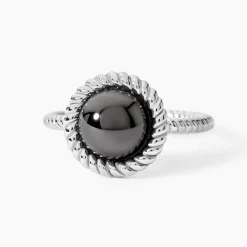 Bague Adelyne Argent Blanc Céramique