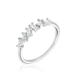 Bague Adonia Argent Blanc Oxyde De Zirconium