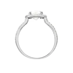 Bague Adrienne Or Blanc Oxyde De Zirconium