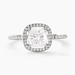Bague Adrienne Or Blanc Oxyde De Zirconium