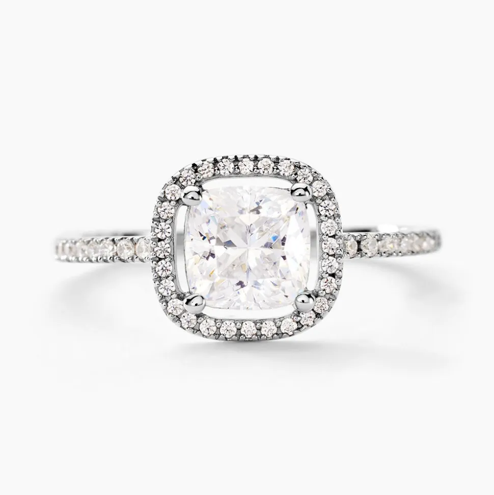 Bague Adrienne Or Blanc Oxyde De Zirconium