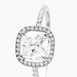 Bague Adrienne Or Blanc Oxyde De Zirconium