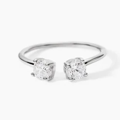 Bague Agnes Argent Blanc Oxyde De Zirconium
