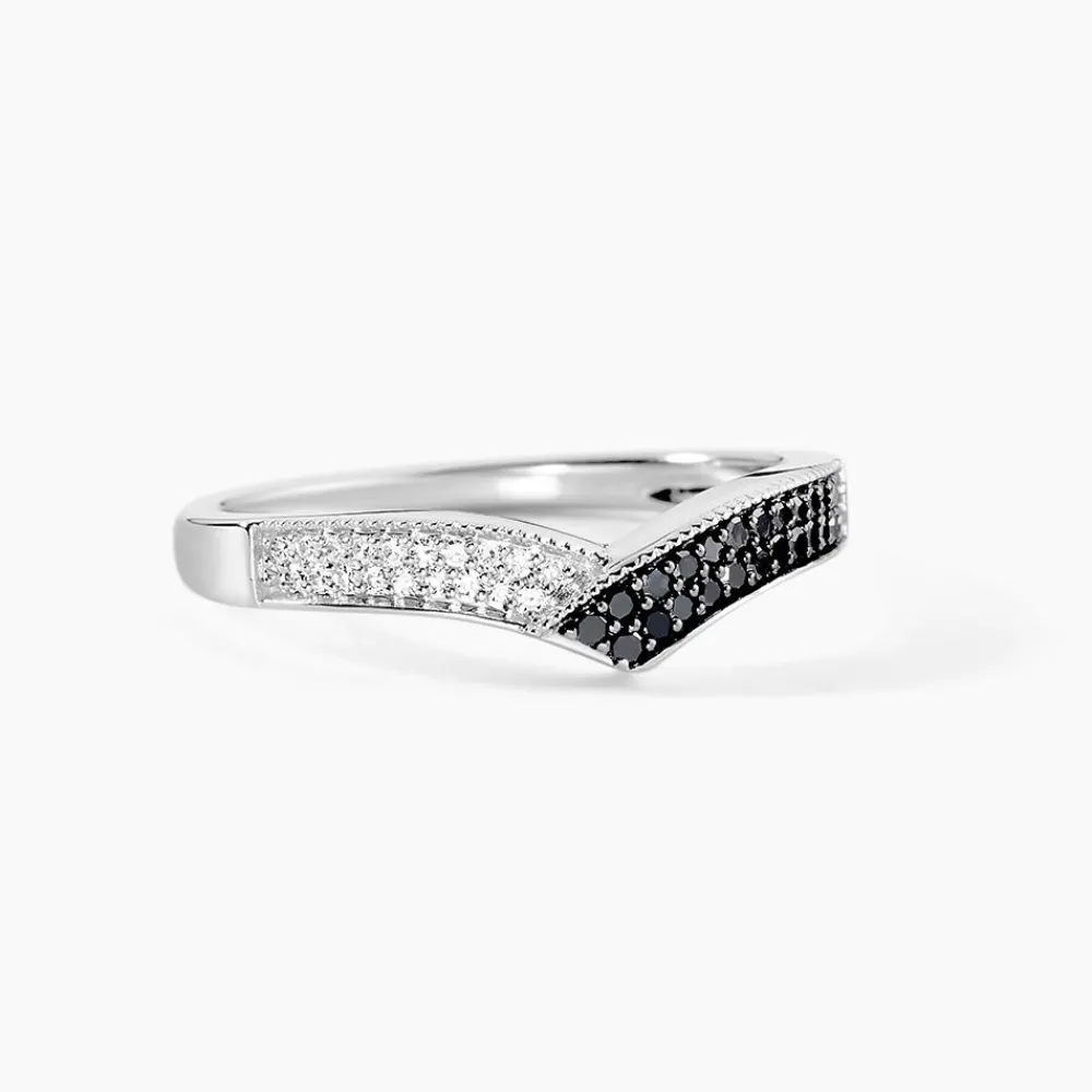 Marc Orian Bagues|Bagues Diamant > Bague Aile De Mouette Or Blanc Diamant
