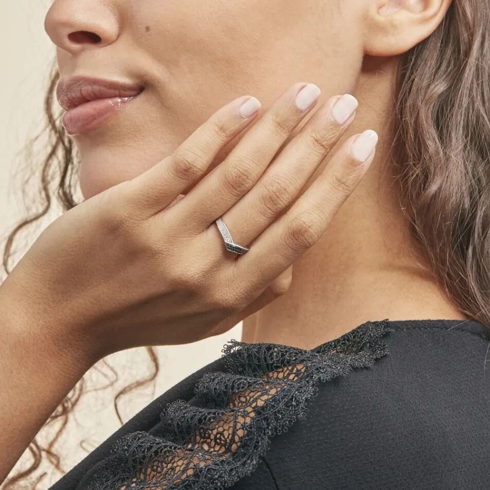 Marc Orian Bagues|Bagues Diamant > Bague Aile De Mouette Or Blanc Diamant