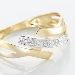 Marc Orian Bijoux Or|Bagues > Bague Ainhoa Or Tricolore Diamant