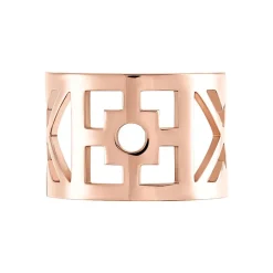 Marc Orian Bagues|Bijoux Acier Inoxydable > Bague Airelle Acier Rose