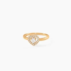 Bague Alais Plaqué Or Jaune Oxyde De Zirconium