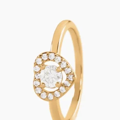 Bague Alais Plaqué Or Jaune Oxyde De Zirconium