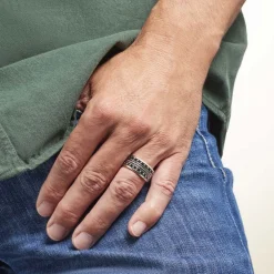 Marc Orian Idées Cadeaux Homme|Bagues > Bague Alban Argent Blanc