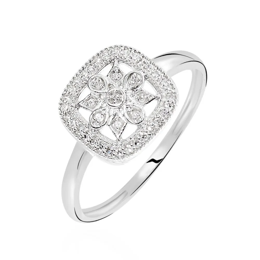 Marc Orian Bagues|Bagues Diamant > Bague Alixia Or Blanc Diamant