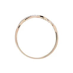 Marc Orian Bagues|Bagues Or Rose > Bague Alizee Or Rose Diamant