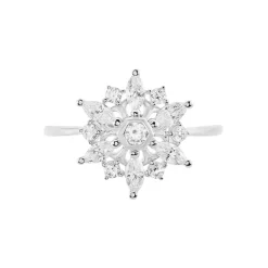 Marc Orian Bijoux Zirconium|Bagues > Bague Allassane Or Blanc Oxyde De Zirconium