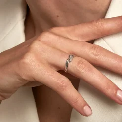 Bague Amayas Or Blanc Diamant