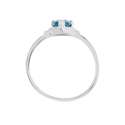 Marc Orian Anniversaire De Mariage|Bagues > Bague Anatolie Or Blanc Topaze Et Oxyde De Zirconium