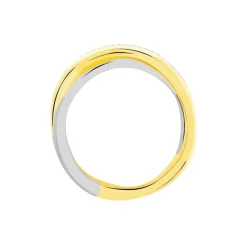 Marc Orian Parures De Mariage|Bagues > Bague Andrette or bicolore diamant
