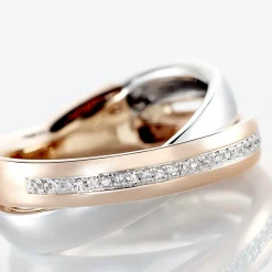 Marc Orian Bagues|Bagues Diamant > Bague Andrette or bicolore diamant