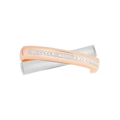 Marc Orian Bagues|Bagues Diamant > Bague Andrette or bicolore diamant