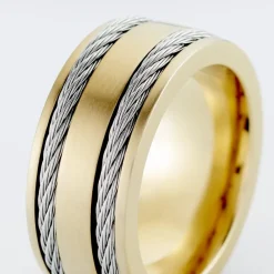 Marc Orian Idées Cadeaux Homme|Bagues > Bague Andro Acier Bicolore