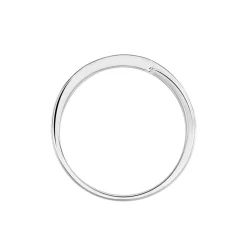 Bague Anelyse Or Blanc Oxyde De Zirconium