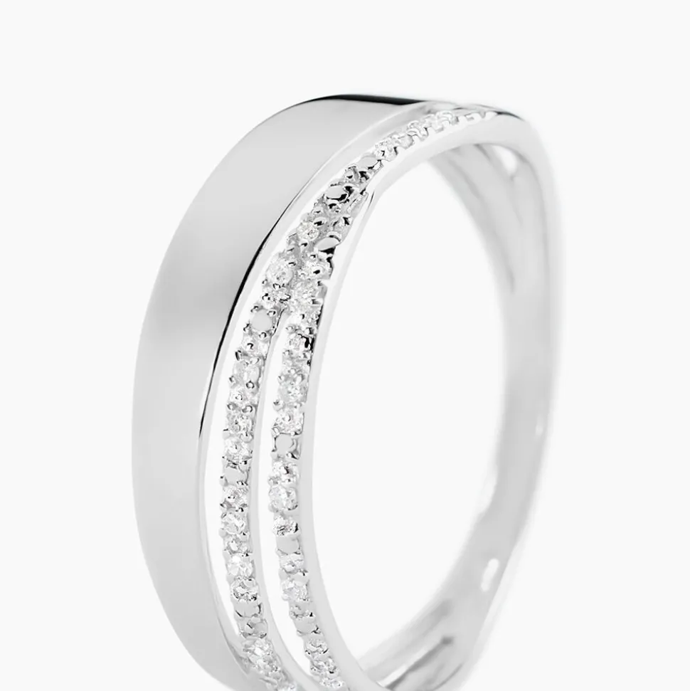 Bague Angele Or Blanc Diamant