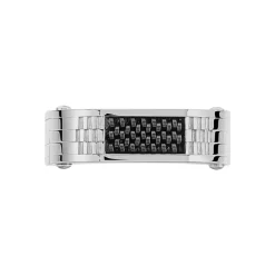 Bague Annastasia Acier Blanc
