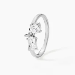 Bague Aoibhin Argent Blanc Oxyde De Zirconium