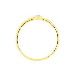 Bague Aqsa Or Jaune Diamant