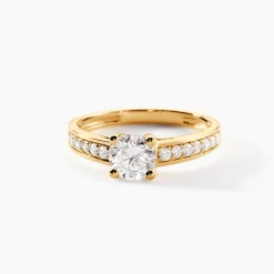 Bague Aramis Ld Or Jaune Diamant Synthétique