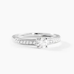 Bague Aramis Ld Platine Blanc Diamant Synthétique
