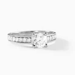 Bague Aramis Ld Platine Blanc Diamant Synthétique