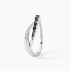 Marc Orian Bijoux Zirconium|Bagues > Bague Argent Blanc Afon Oxydes De Zirconium