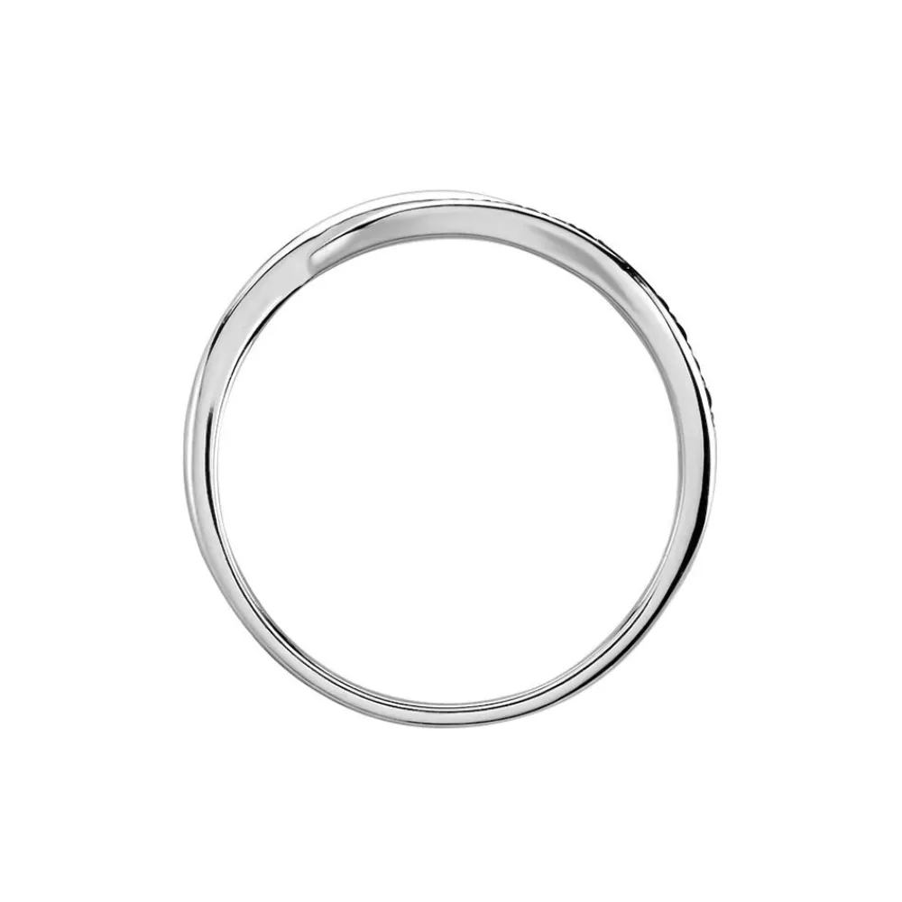 Marc Orian Bijoux Zirconium|Bagues > Bague Argent Blanc Afon Oxydes De Zirconium