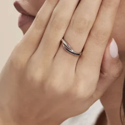 Marc Orian Bijoux Zirconium|Bagues > Bague Argent Blanc Afon Oxydes De Zirconium