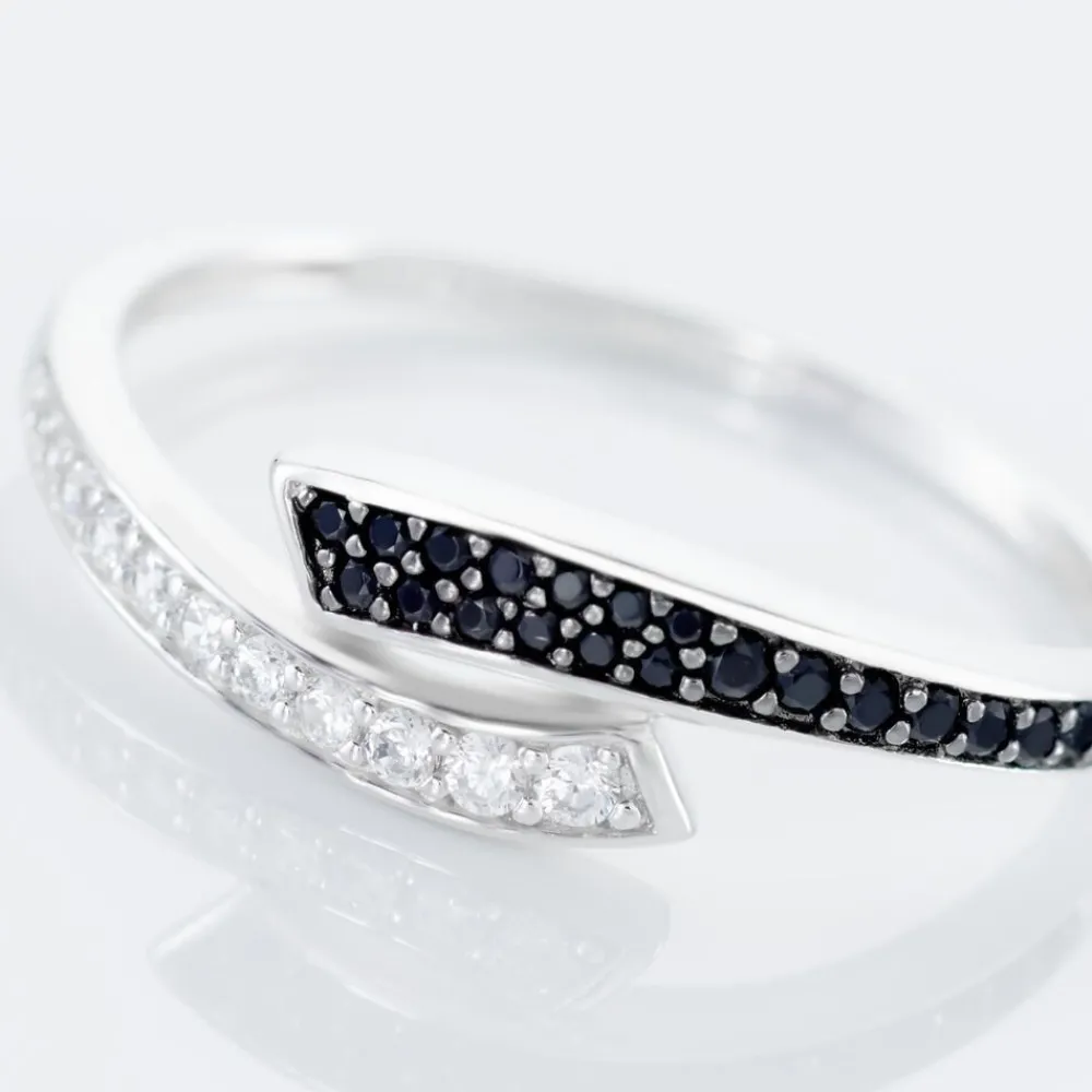 Marc Orian Bagues Fantaisie|Bijoux Zirconium > Bague Argent Blanc Agafya Oxydes De Zirconium