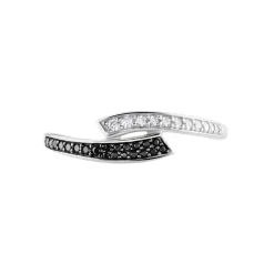 Marc Orian Bagues Fantaisie|Bijoux Zirconium > Bague Argent Blanc Agafya Oxydes De Zirconium