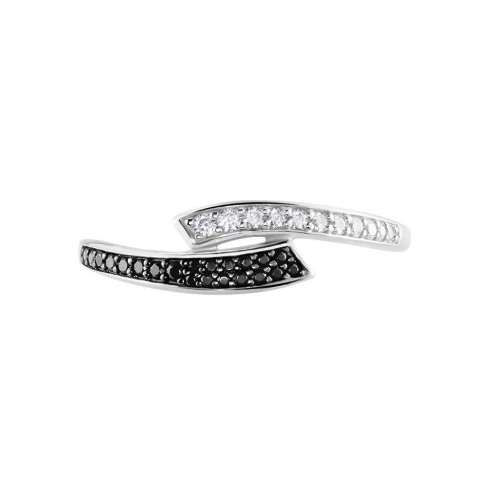 Marc Orian Bagues Fantaisie|Bijoux Zirconium > Bague Argent Blanc Agafya Oxydes De Zirconium