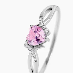Bague Argent Blanc Avalon Oxyde De Zirconium