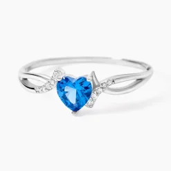 Marc Orian Bagues De Promesse|Bijoux Zirconium > Bague Argent Blanc Avalon Oxyde De Zirconium