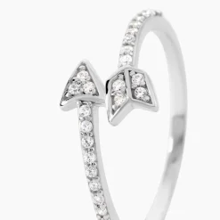 Marc Orian Bijoux Zirconium|Bagues > Bague Argent Blanc Caolan Oxydes De Zirconium