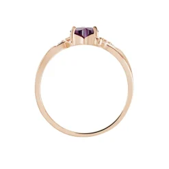 Bague Argent Rose Avalon Oxyde De Zirconium