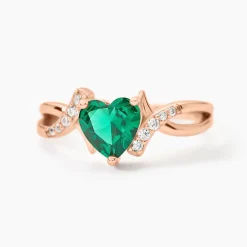 Marc Orian Bagues De Promesse|Bijoux Zirconium > Bague Argent Rose Avalon Oxyde De Zirconium